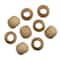 20mm Cream Round Wood Beads, 9ct. by Loops & Threads®